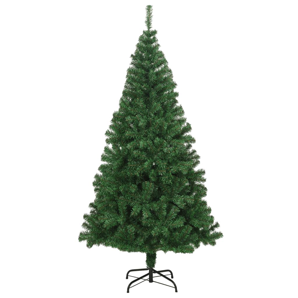 Vidaxl Artificial Christmas Tree With Thick Branches Home Living Room Office Christmas Ornament Decor Xmas Holiday Decoration Green 94.5&quot; Pvc
