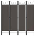 vidaXL 4-Panel Room Divider Anthracite 63x70.9