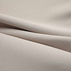 Vidaxl Beige Blackout Curtains With Rings, Simple Elegant Design, 2 Pcs Set, Resistant Fabric, 37"X95", Light Blocking, Machine Washable