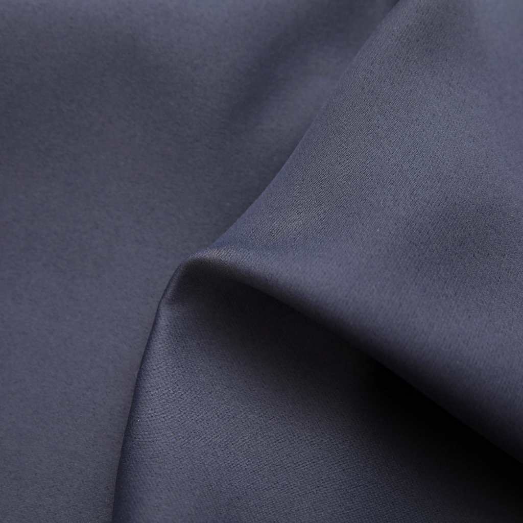 Vidaxl Blackout Curtains With Rings – Set Of 2, 37"X84", Anthracite, Machine-Washable, 100% Polyester Fabric, Simple Yet Timeless Design, Ideal For Any Room