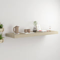 vidaXL Floating Wall Shelf Oak 31.5''x9.3''x1.5'' MDF