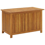 vidaXL Patio Storage Box 35.4''x19.7''x22.8'' Solid Acacia Wood