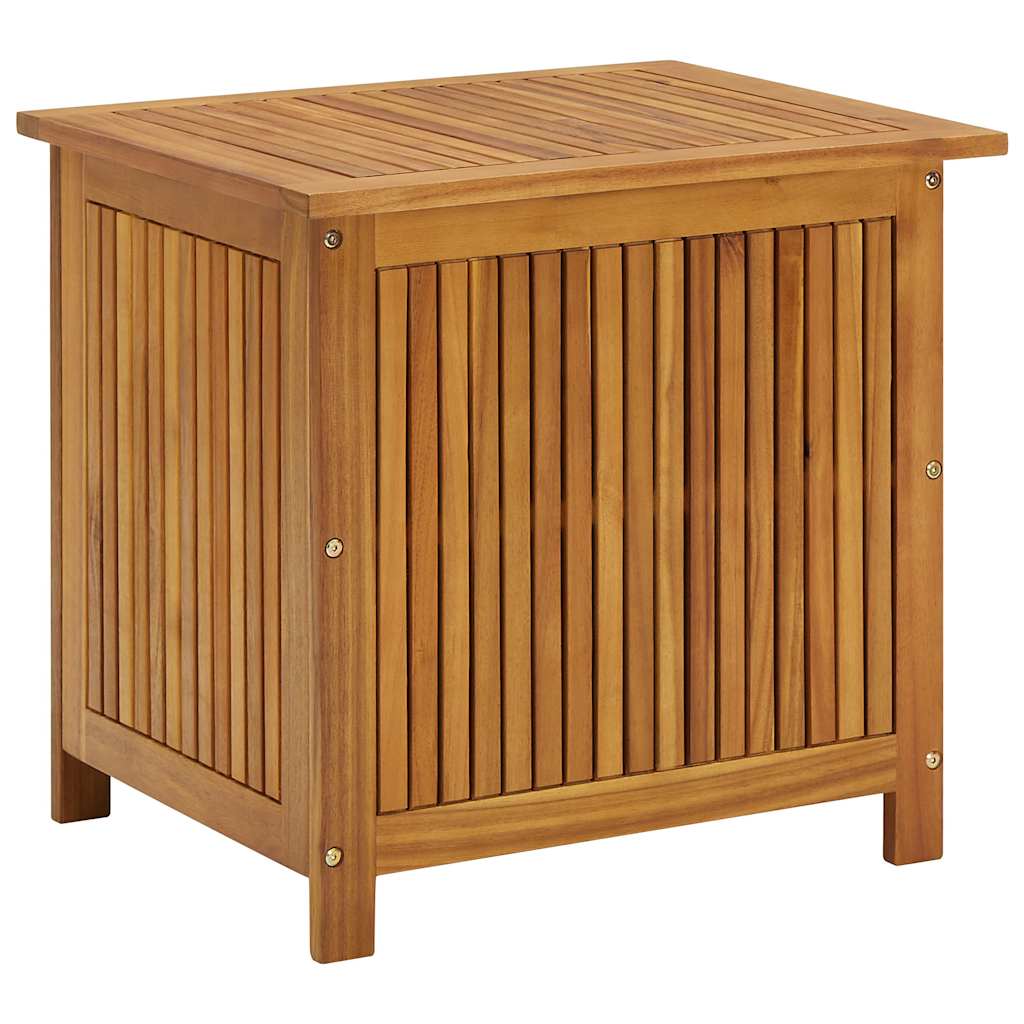 vidaXL Patio Storage Box 23.6''x19.7''x22.8'' Solid Acacia Wood