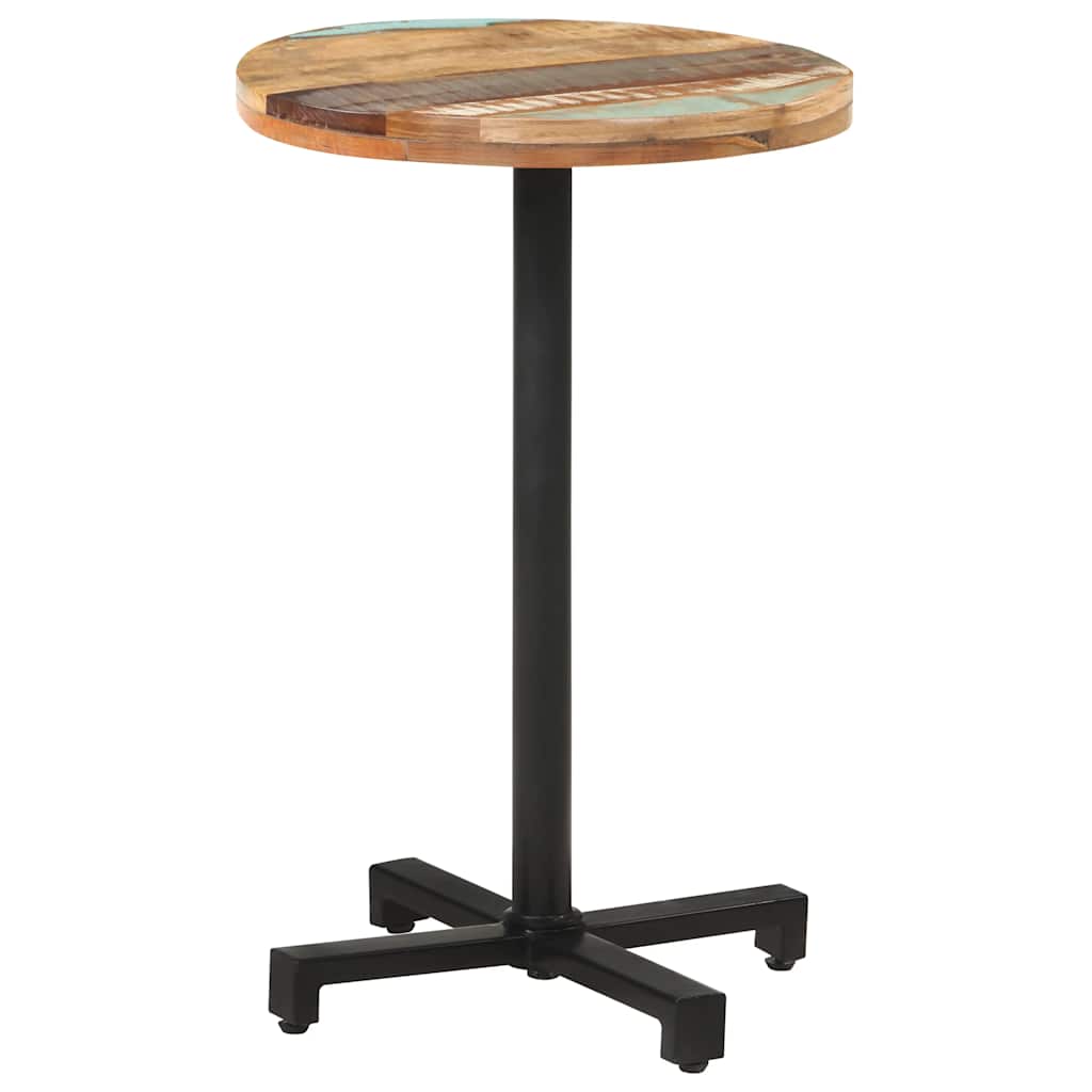 vidaXL Bistro Table Round 19.7x29.5 Solid Reclaimed Wood