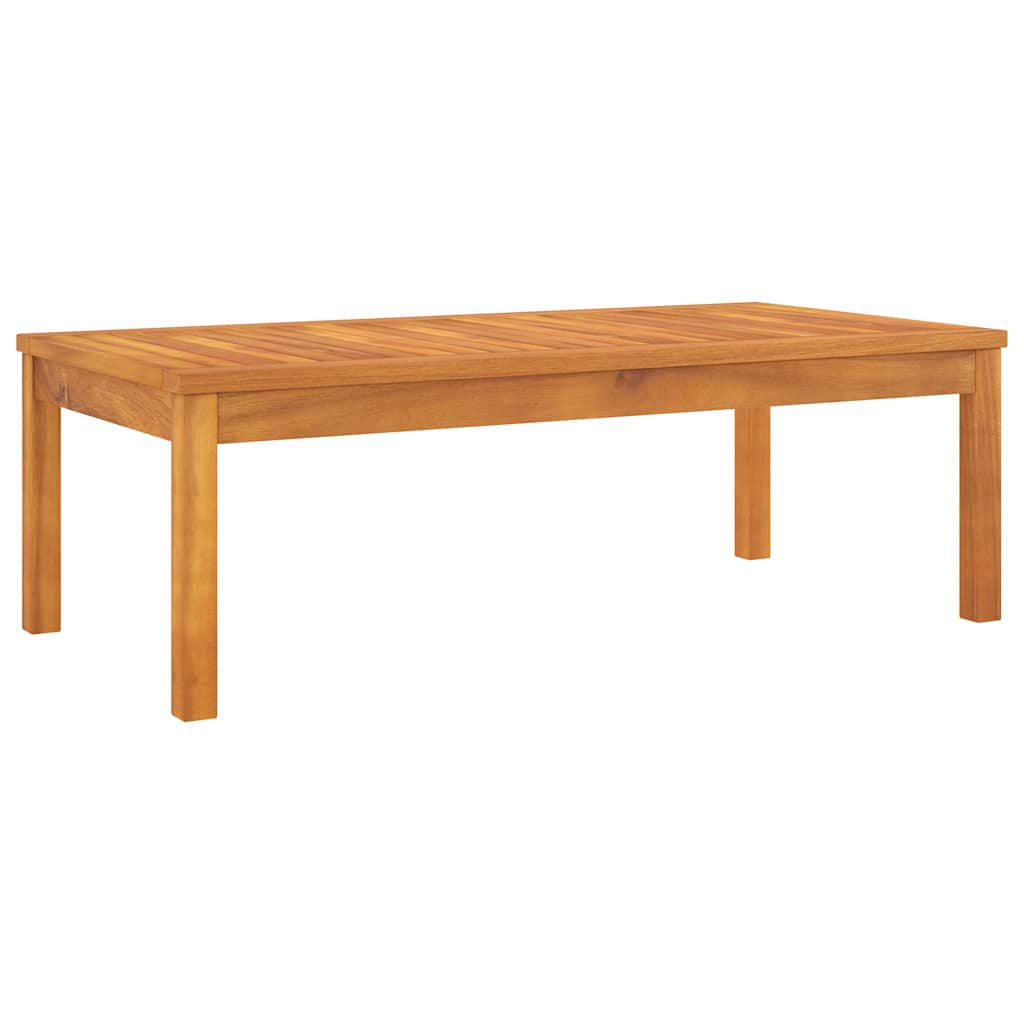 vidaXL Coffee Table 39.4x19.7x13 Solid Acacia Wood
