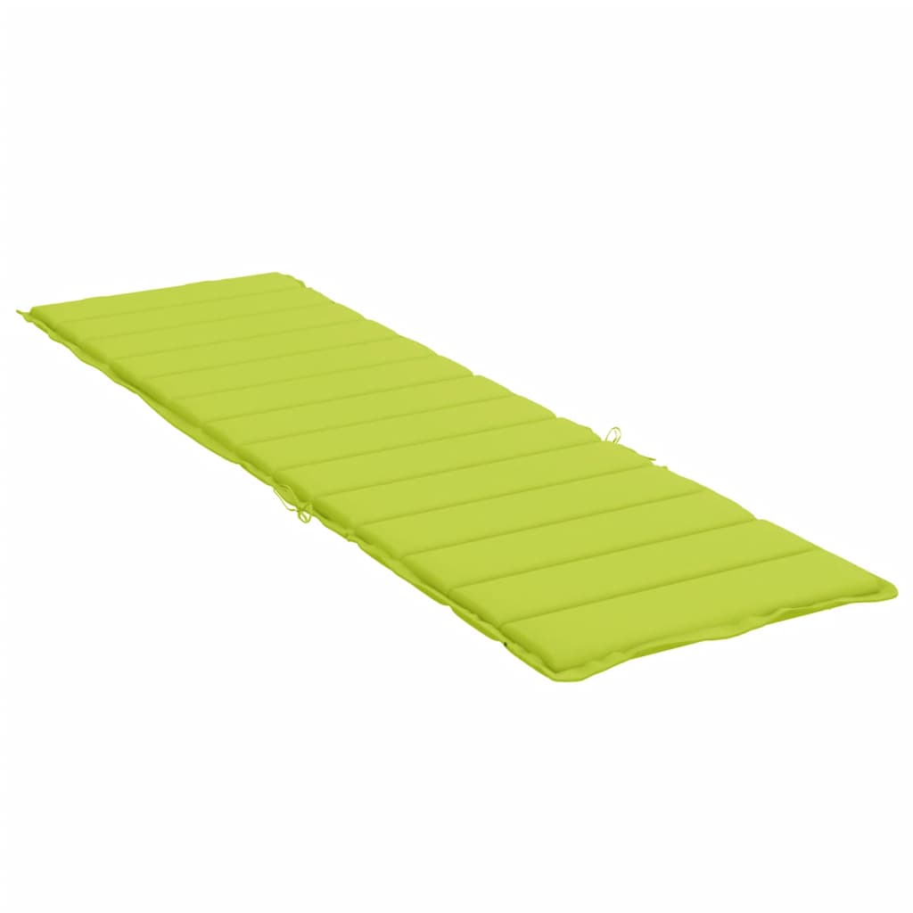 Vidaxl Bright Green Sun Lounger Cushion - Versatile Comfortable Indoor And Outdoor Seating Pad - Water-Resistant, Breathable, 78.7&quot;X27.6&quot;X1.2&quot; Oxford Fabric Cushion