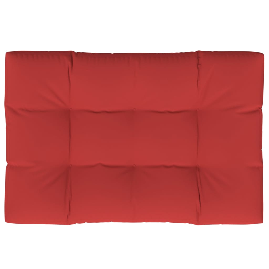vidaXL Pallet Sofa Cushion Red 47.2x31.5x3.9