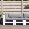 vidaXL Pallet Sofa Cushions 3 pcs Gray