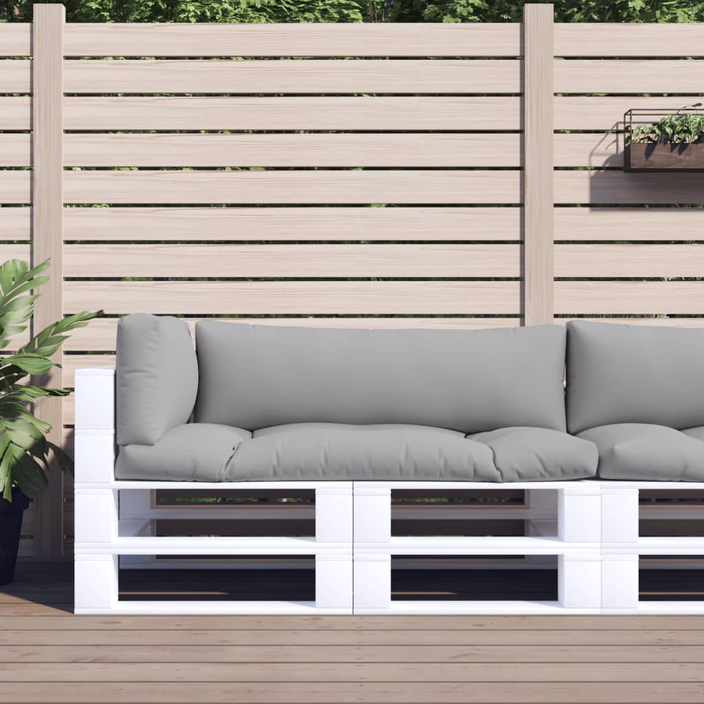 vidaXL Pallet Sofa Cushions 3 pcs Gray