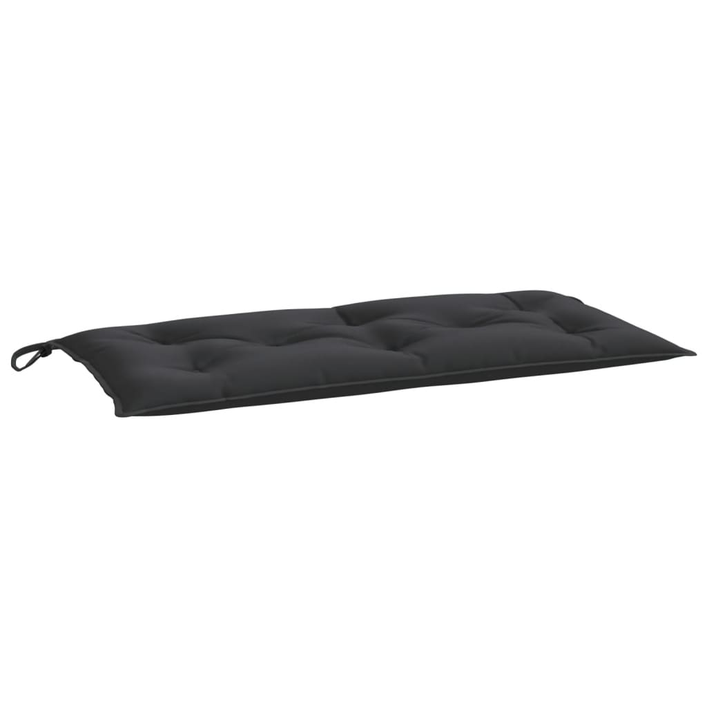 Vidaxl Garden Bench Cushion Black 39.4'X19.7'X2.8' Fabric