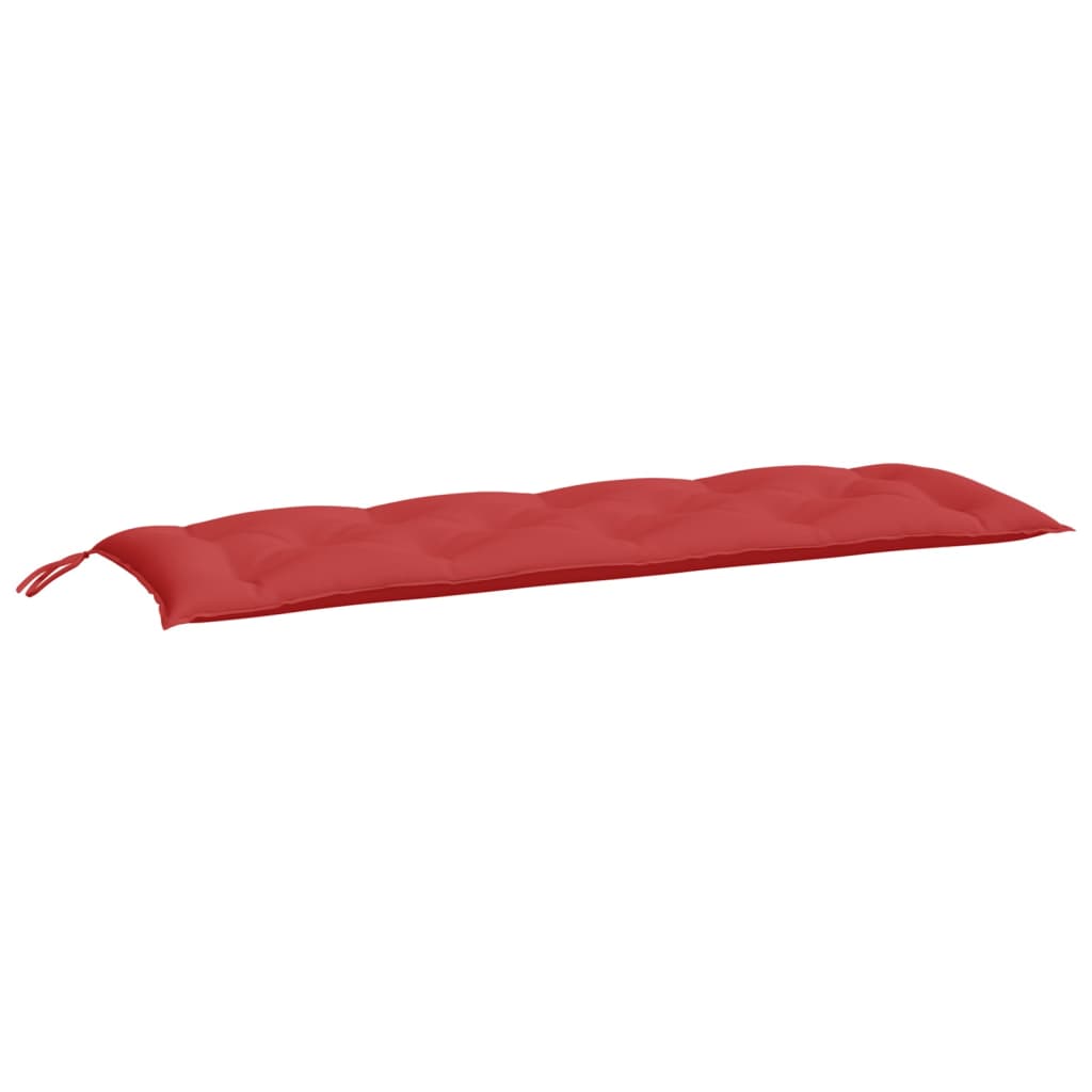 vidaXL Garden Bench Cushion Red 59.1x19.7x2.8 Fabric