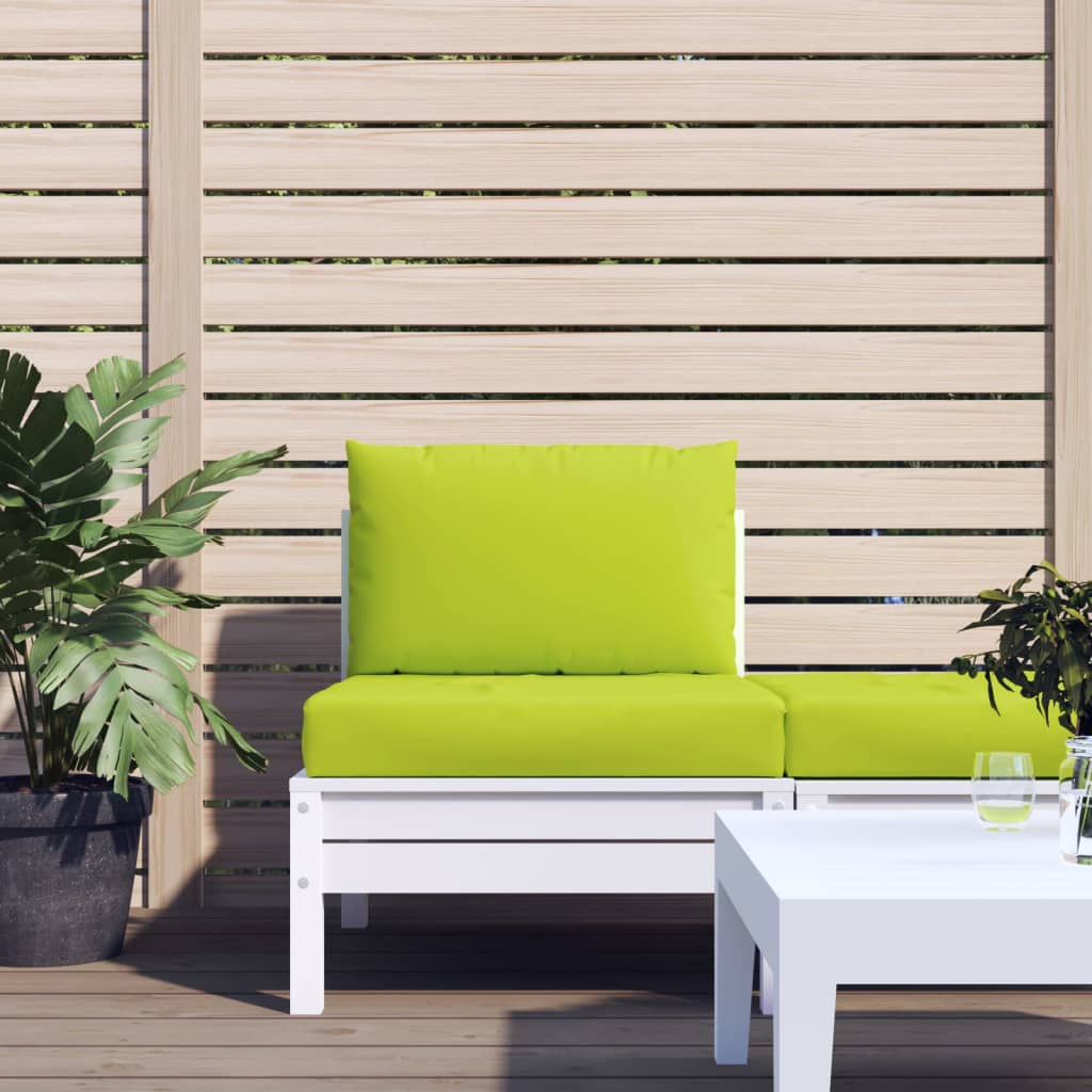 vidaXL Pallet Sofa Cushions 2 pcs Bright Green Fabric