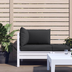 vidaXL Pallet Sofa Cushions 3 pcs Black Fabric