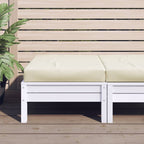 Vidaxl Floor Pallet Cushion 23.6"X23.6"X2.4" Cream Fabric