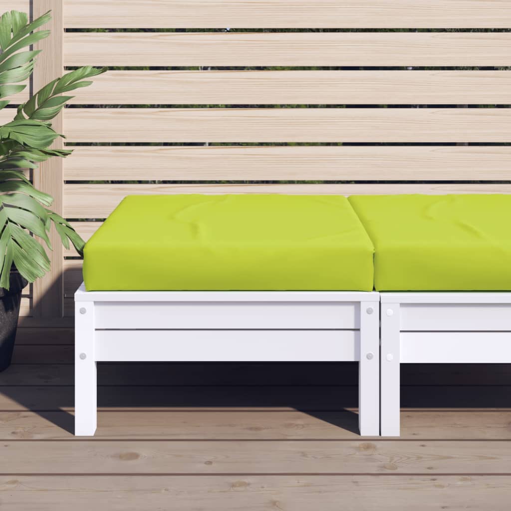 vidaXL Pallet Ottoman Cushion Bright Green Fabric