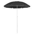 vidaXL Outdoor Parasol with Steel Pole Anthracite 70.9