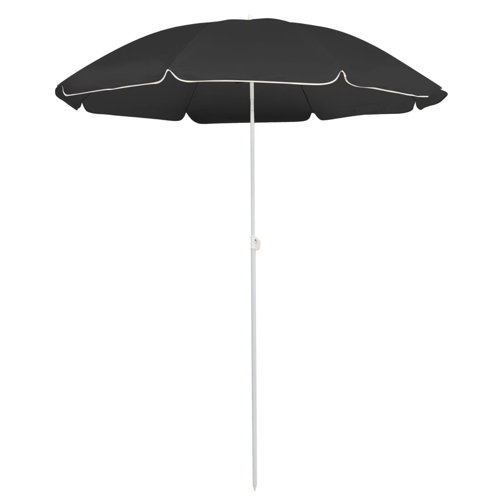 vidaXL Outdoor Parasol with Steel Pole Anthracite 70.9