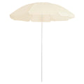 vidaXL Outdoor Parasol with Steel Pole Sand 70.9