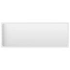 Vidaxl Bathroom Mirror White 39.4''X0.6''X14.6'' Engineered Wood