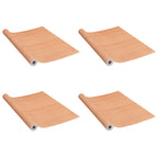 vidaXL Self-adhesive Furniture Films 2 pcs Japanese Oak 196.9''x35.4'' PVC