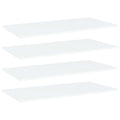 vidaXL Bookshelf Boards 4 pcs White 39.4x19.7x0.6 Engineered Wood