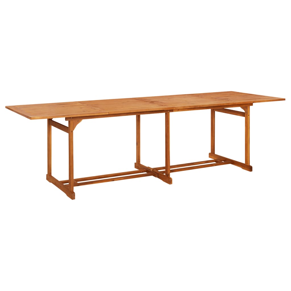vidaXL Patio Dining Table 110.2x35.4x29.5 Solid Acacia Wood