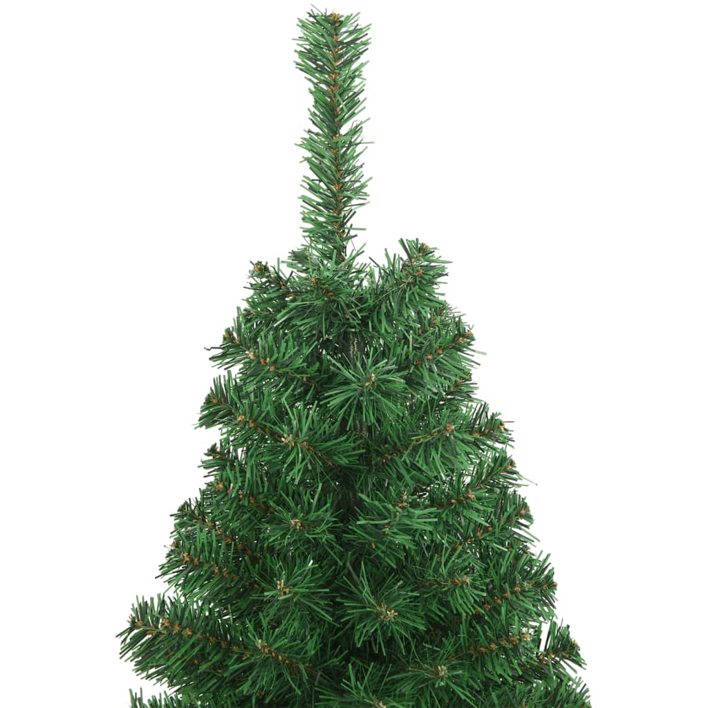 Vidaxl 4-Ft Artificial Christmas Tree With Thick Branches, Sturdy Metal Stand, Green Pvc Material, Suitable For Indoor And Outdoor Use