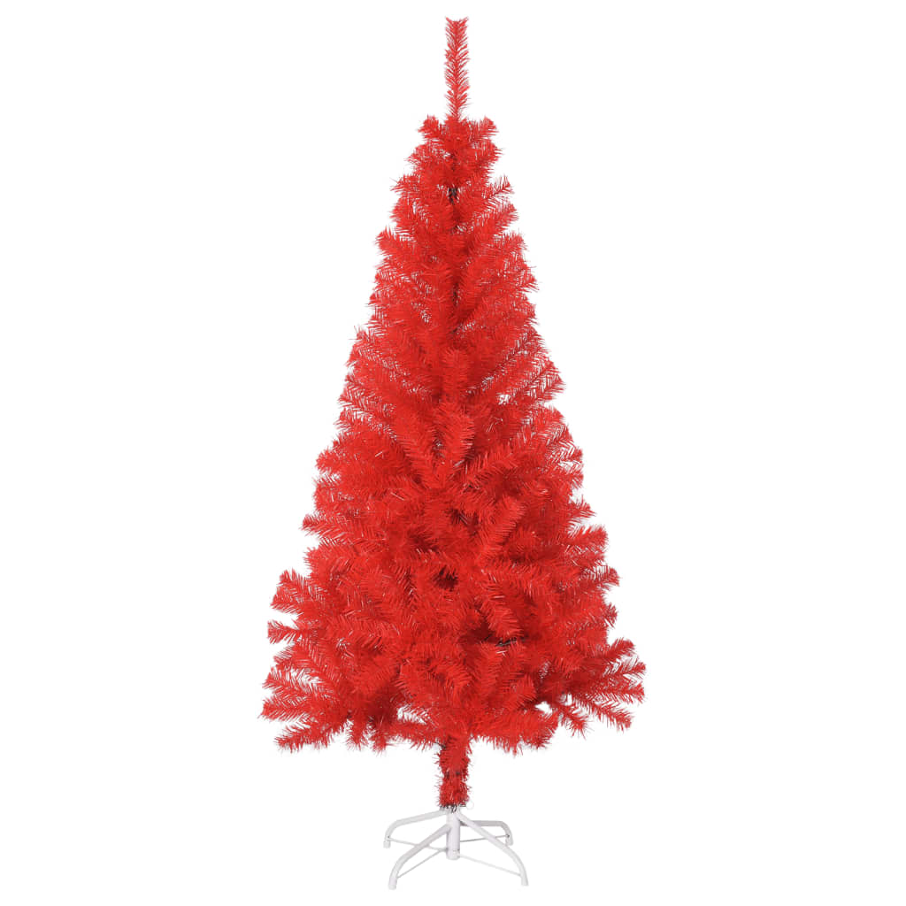 Vidaxl Artificial Christmas Tree With Stand Red 47.2&quot; Pvc