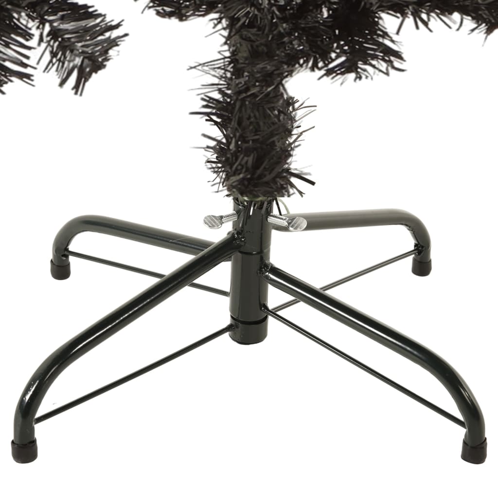 Vidaxl Slim Christmas Tree Black 47.2&quot;