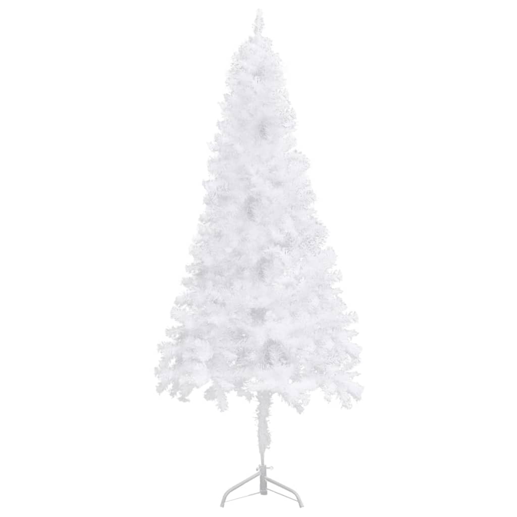 Vidaxl Corner Artificial Christmas Tree White 7 Ft Pvc