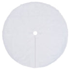 Skm Christmas Tree Skirt White 48" Faux Fur
