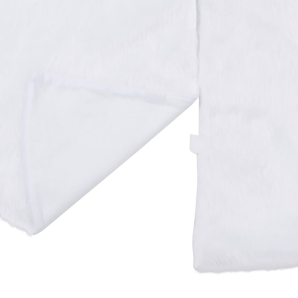 Skm Christmas Tree Skirt White 48" Faux Fur