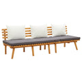 vidaXL Garden Day Bed 78.7x25.6 Solid Wood Acacia