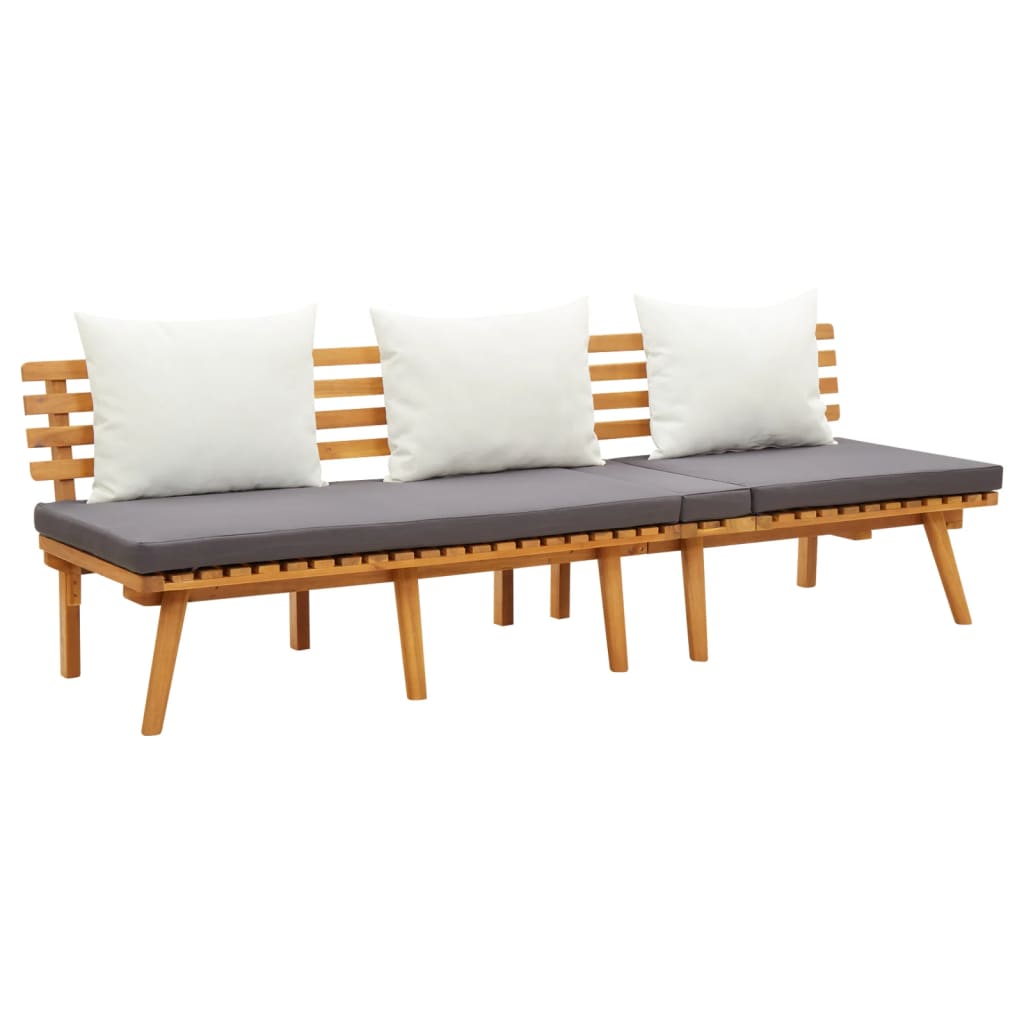 vidaXL Garden Day Bed 78.7x25.6 Solid Wood Acacia