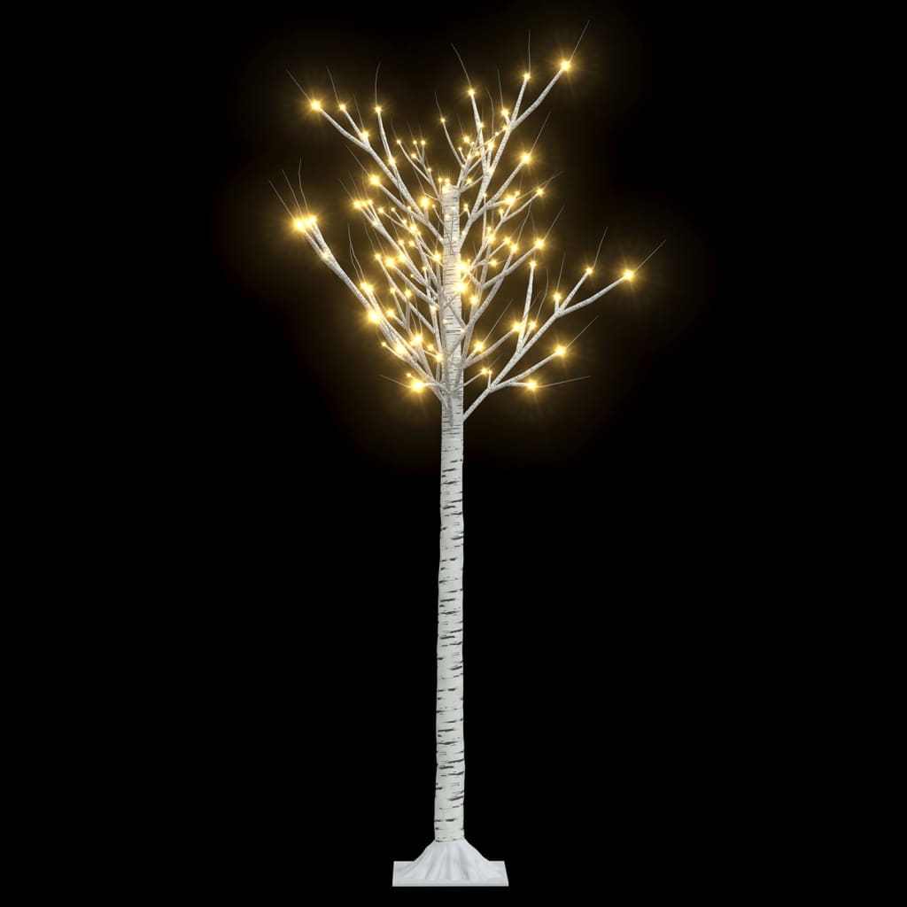 Vidaxl 5Ft Christmas Tree; Warm White Willow-Style, 156 Led Units; 8 Diverse Lighting Effects; Indoor And Outdoor; Usb Connector Included