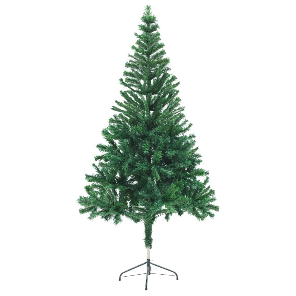Vidaxl Artificial Christmas Tree With Leds&Stand 380 Branches Accessory Ornament Festival Holiday Home Artificial Tree Xmas Decoration