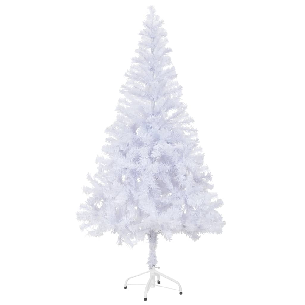 Vidaxl 59.1&quot; Artificial Pre-Lit Christmas Tree With Stand - Dense 380 Branch Design, Energy-Efficient Led Lights, Pvc Material, Simple Plug-In System