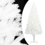 Vidaxl 59.1" Artificial Christmas Tree With Pot, Led Lights, And Gold Ball Decorations - White Polyethylene Xmas Tree With Weather-Resistant And Energy-Efficient Features
