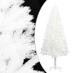 Vidaxl Artificial Christmas Tree With Leds & Rose Gold Ball Set - White 47.2" - Lifelike Pe Branches - Steel Base, Energy-Efficient Decoration For Home Holiday - Easy Assembly And Reusable