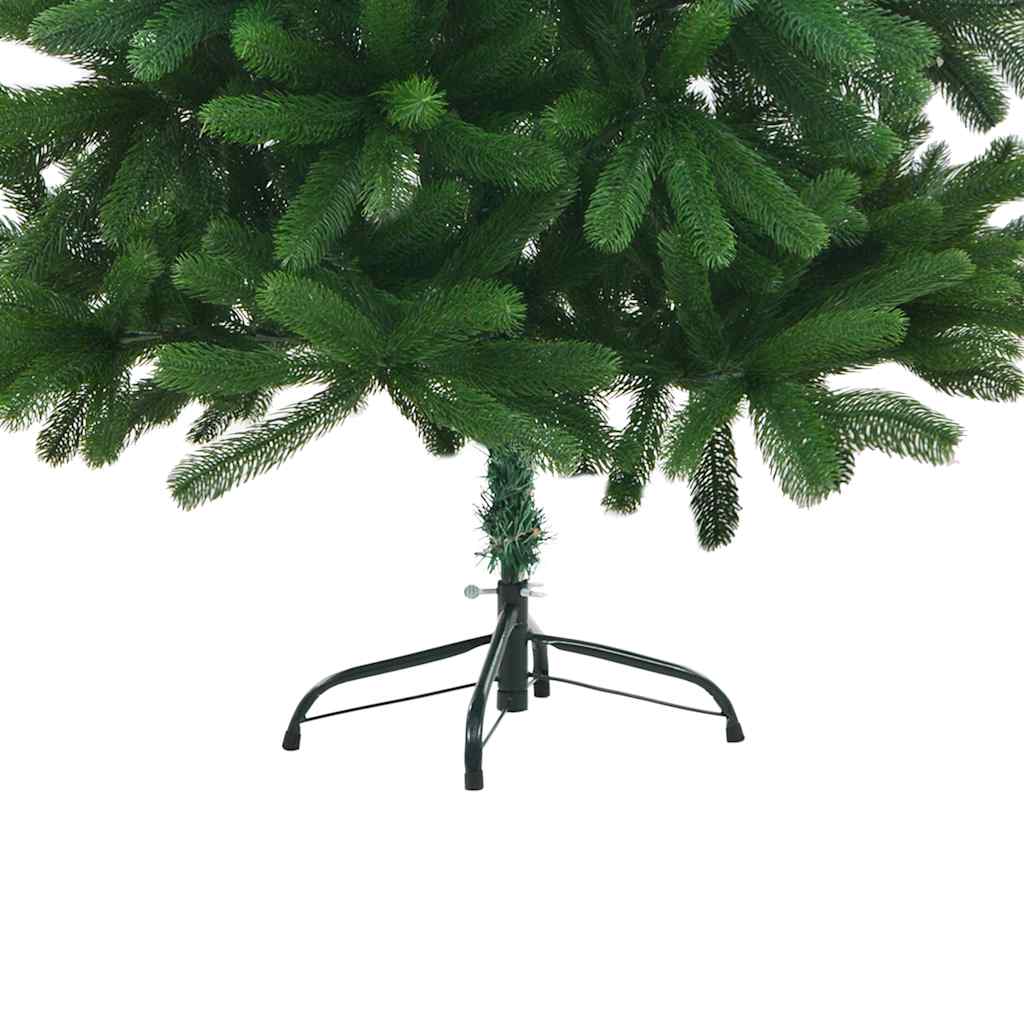 Vidaxl Pre-Lit Artificial Christmas Tree With Decorative Ball Set - Lifelike Green Pe Branches And Energy-Efficient Led Lights - 70.9"