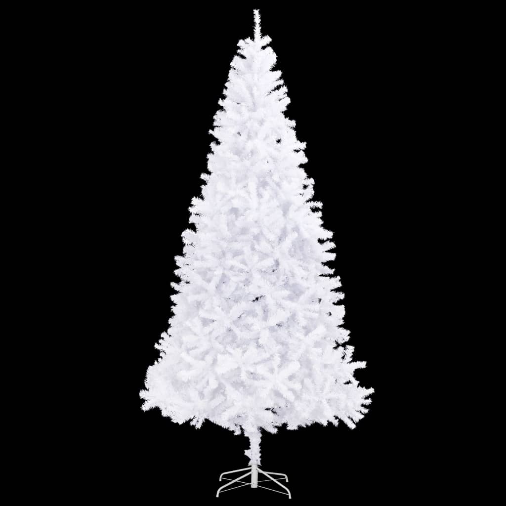 Vidaxl Artificial Christmas Tree With Leds Home Garden Indoor Outdoor Holiday Xmas Seasonal Ornament Decoration Artificial Tree White