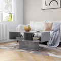 vidaXL Coffee Table Concrete Gray 40.7x19.7x17.5 Engineered Wood