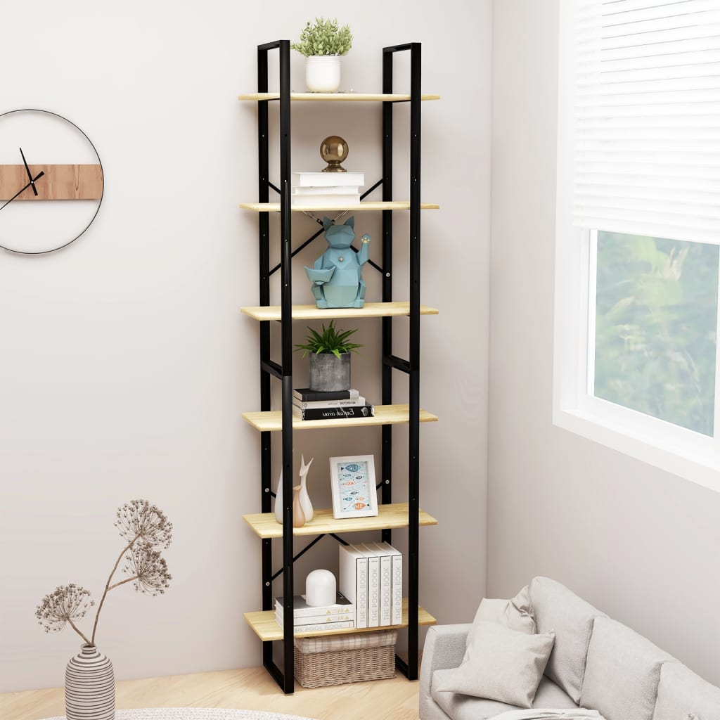 vidaXL Storage Shelf 23.6x11.8x82.7 Solid Wood Pine