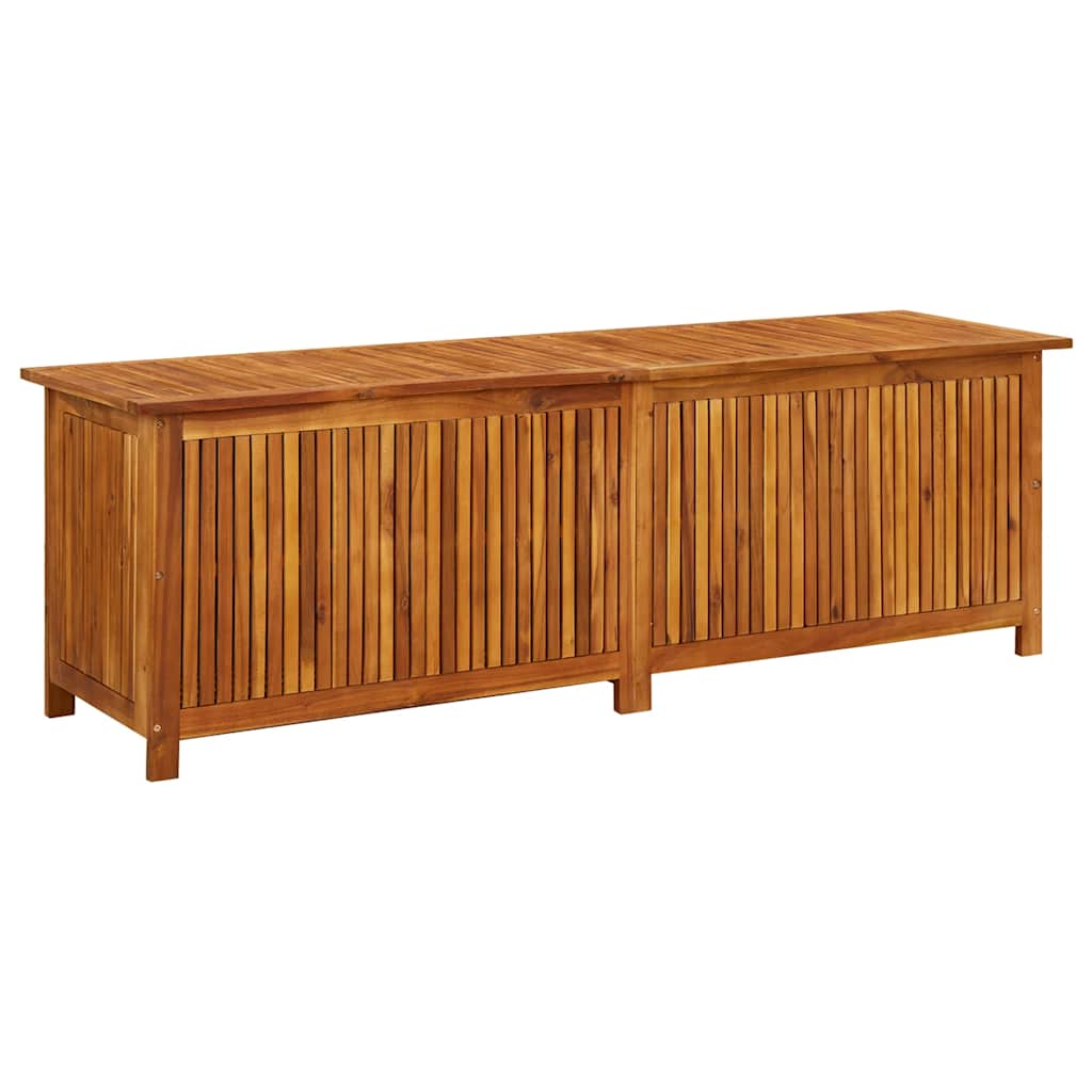 vidaXL Patio Storage Box 68.9''x19.7''x22.8'' Solid Acacia Wood
