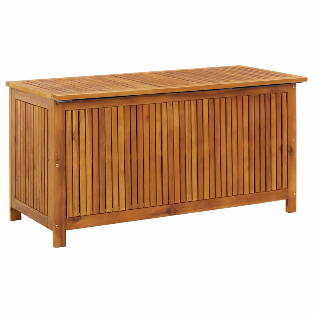 Vidaxl Patio Storage Box 44.5'X19.7'X22.8' Solid Acacia Wood