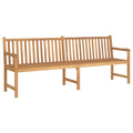 vidaXL Patio Bench 89.8 Solid Teak Wood