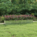 vidaXL Garden Raised Bed 126x15.7x17.7 Galvanized Steel Silver