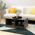 vidaXL Coffee Table Gray 29.5x19.7x13.2 Solid Pinewood