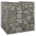 vidaXL Gabion Wall for Garbage Bin Galvanized Steel 43.3x39.4x43.3