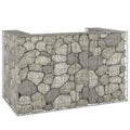 vidaXL Gabion Wall for Garbage Bins Galvanized Steel 70.9x39.4x43.3